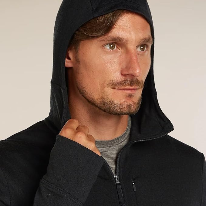 icebreaker Men's Merino 260 Quantum Long Sleeve Zip Hoodie
