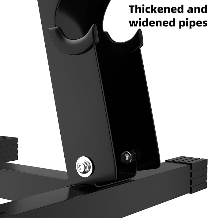 4-Tier Dumbbell Rack Stand, A-Frame Metal Weight Rack with Handle – Space-Saving Strength Training Dumbbell Storage for Home Gym