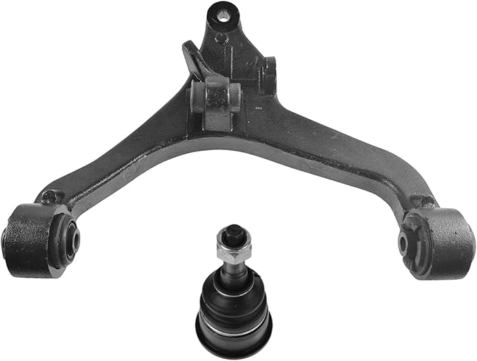 TRQ Front Left Lower Control Arm with Ball Joint Steel Compatible with 2002-2004 Jeep Liberty