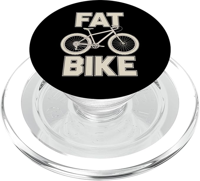 Cool Fat Bike Design for Men Women Fatbike Fat Tire Bike PopSockets PopGrip for MagSafe