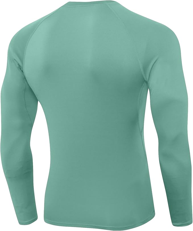 SPVISE 1 or 3 Pack Men's Compression Shirts Long Sleeve Workout Gym T-Shirt Running Top Cool Dry Sports Baselayer Undershirts