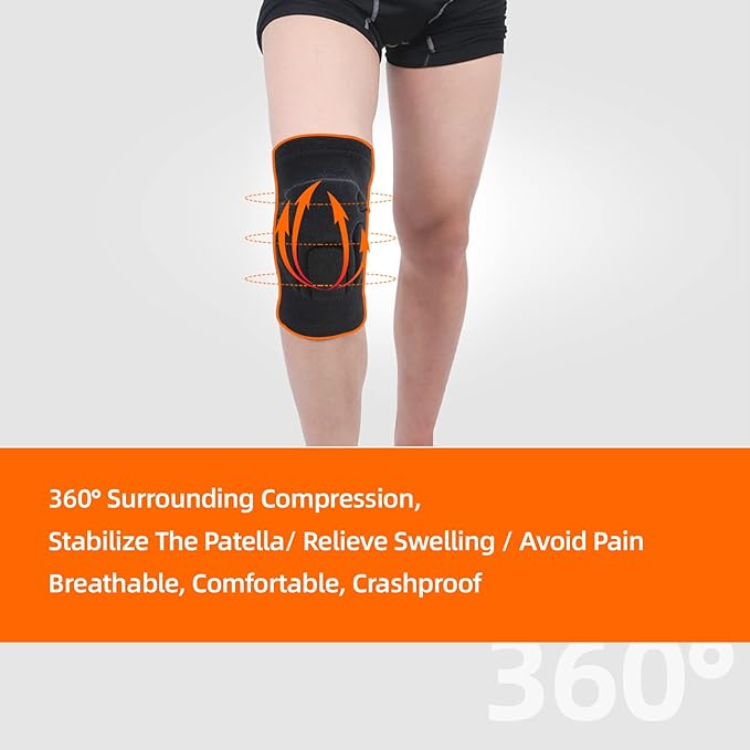 Volleyball Knee Pads for Dancers, Soft Breathable Knee Pads for Men Women Kids Knees Protective, Knee Brace for Volleyball Football Dance Yoga Tennis Running Cycling Workout Climbing