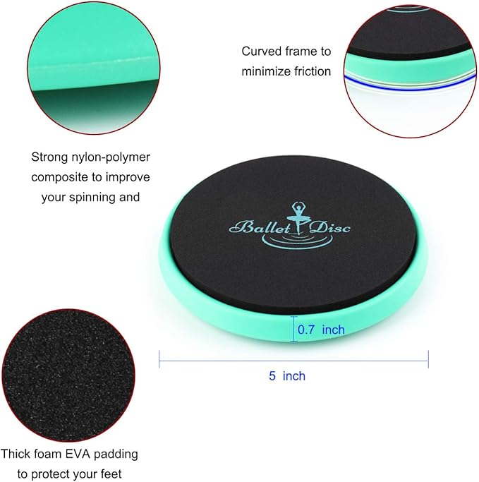 Turn Board for Dancers, Ballet Turning Board, Turning Boards for Dancers, Spinning Boards for Pirouette, Turns and Balance, Spinner Boards for Dancers, Ice Skaters, Gymnasts and Cheerleaders