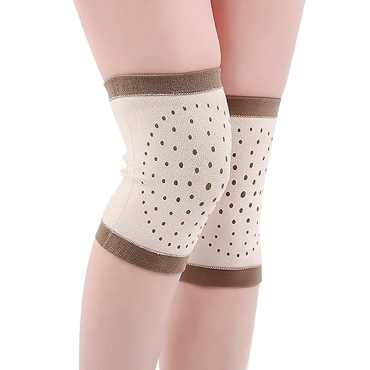 Self Heating Knee Brace for Women Men Stretchy Warm Wool Wormwood Compression Sleeve Knee Support Hot Therapy Pads for Knee Injury Arthritis Joint Pain Soreness Cramps Meniscus Pain Muscle pain Relief