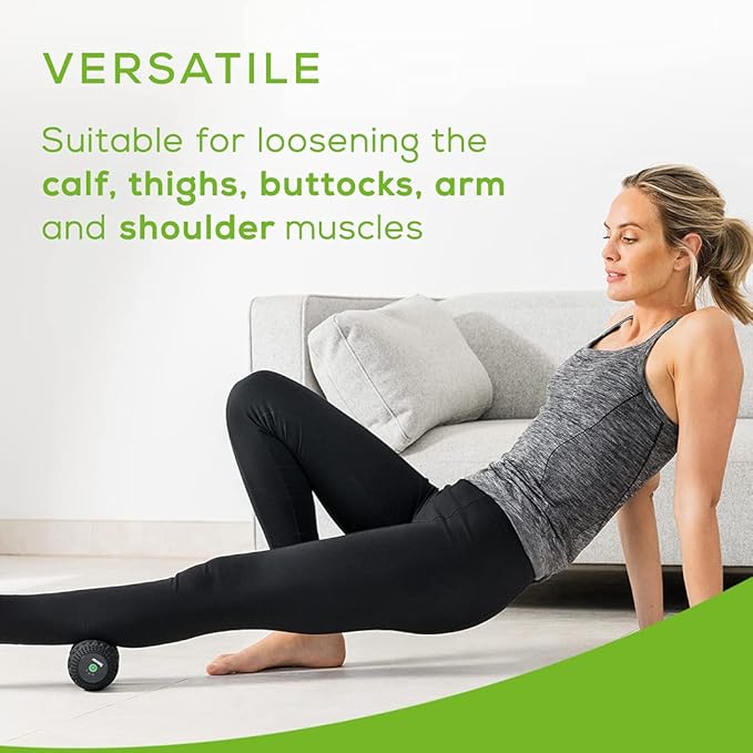 Beurer 3-Speed Vibrating Massage Roller - High-Intensity Deep Tissue Massager for Targeted Muscle Relief, Mobility & Training - Trigger Point Massage Ball, MG35