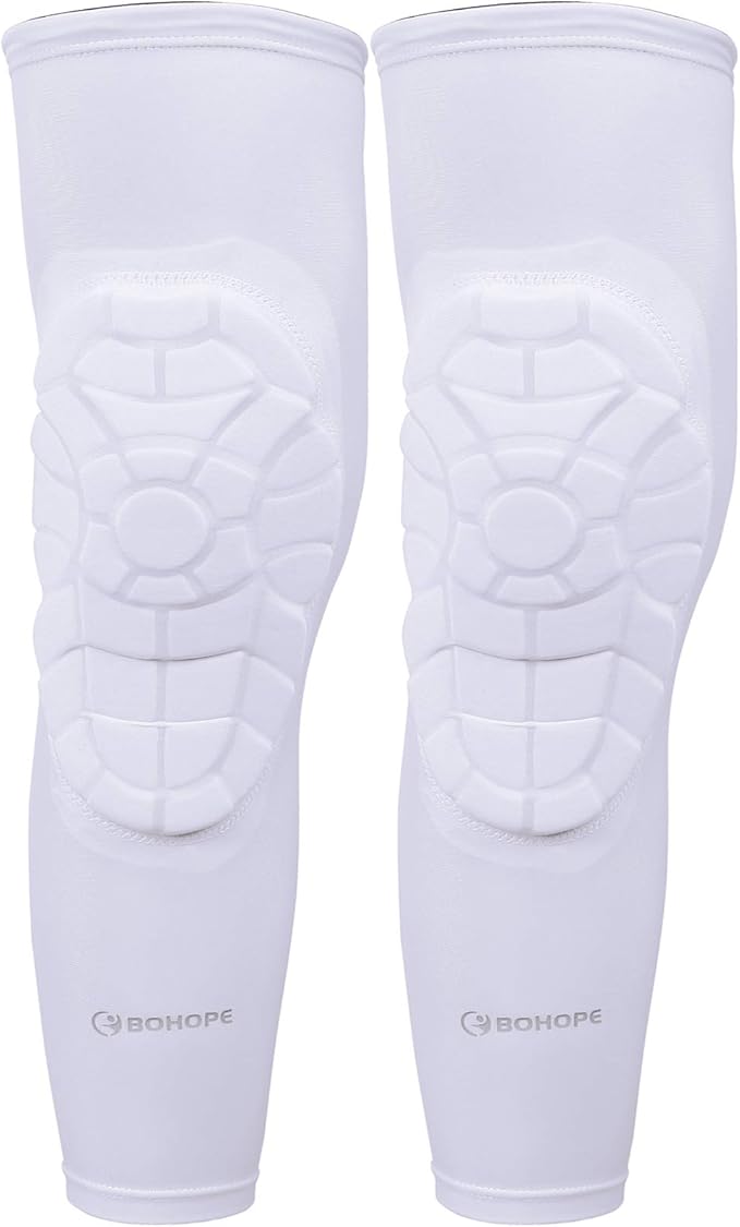 Kids Youth 5-15 Years Padded Arm Knee Sleeve Compression Leg Protective
