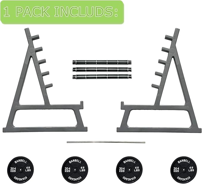 2 Pack Squat Rack Pen Holder for Desk, Mini Barbell Rack Pencil Organizer with Weights, Fun Gym-Themed Desktop Accessories for Fitness and Weightlifting Fans