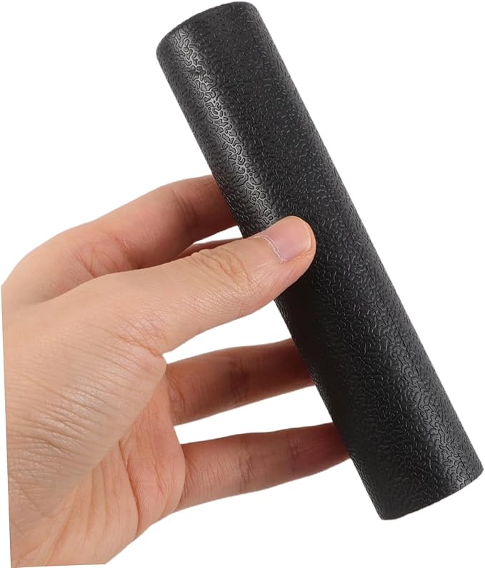 Kisangel 4Pcs Gym Workout Grip Covers Non Slip Hard Rubber Handle Sleeves for Dumbbells Barbell Equipment Ergonomic Design for Comfortable Exercise Durable Grip Tubing