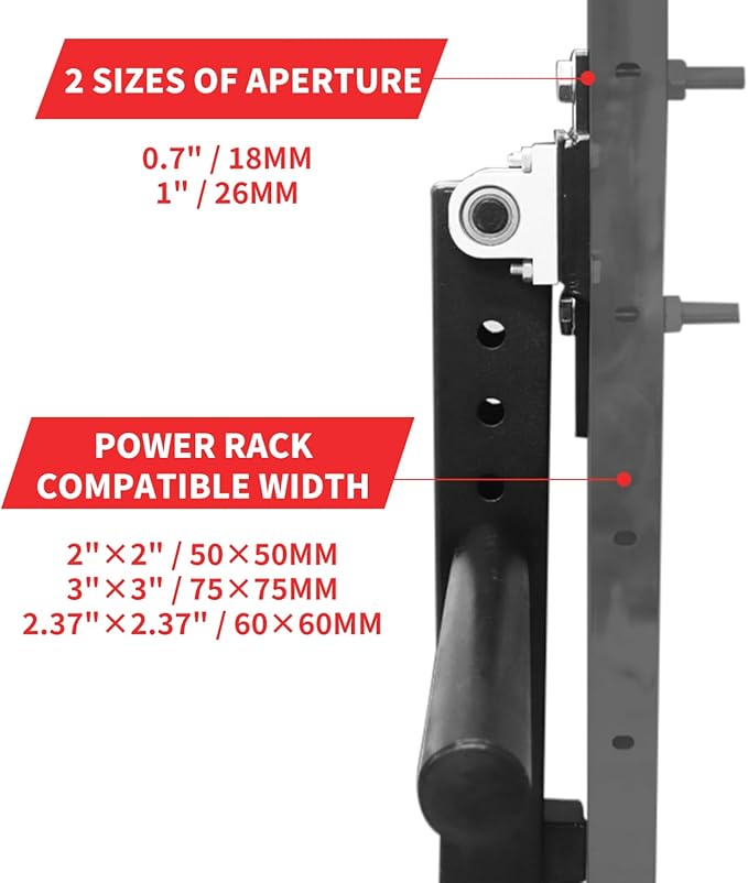 MARLANG Leg Extension and Curl Machine for Power Rack Attachments, Leg Extension Attachment for Home Gym, Leg Curl Attachment for Workout Equipment