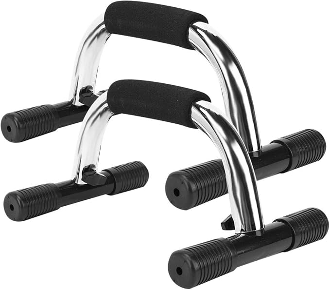 Push Up Bars, Muscles Exercise Steel Pushup Bar with Foam Handle Cover, Non-slip Removable Calisthenics Equipment, Indoor/Outdoor Chest Arm Muscles Exercise Training Equipment