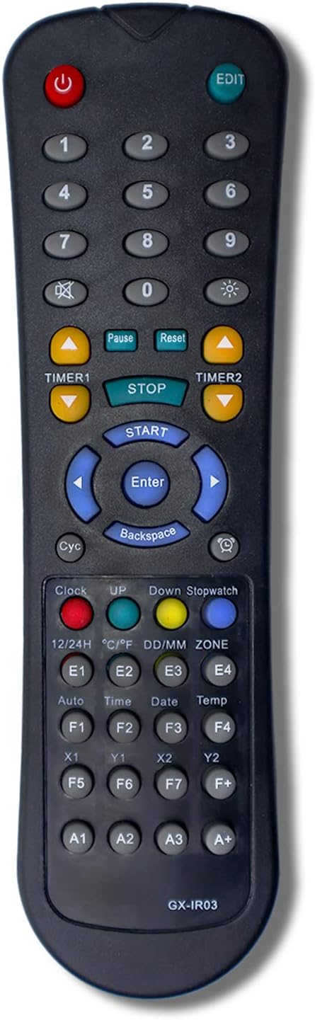 GX-IR03 Remote Control for Gym Timer Clock gxir03