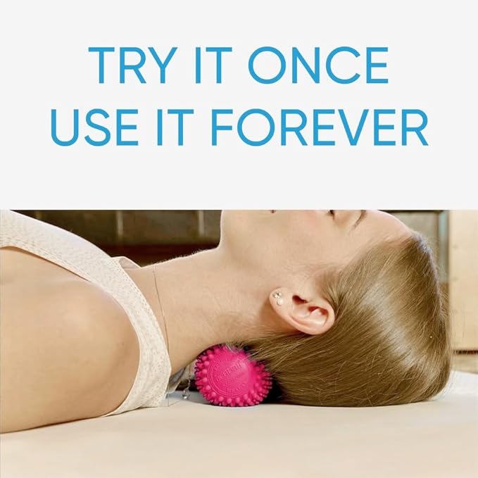 Dr. Cohen's acuProducts Heatable Deep Tissue Massager for Muscle Injury Recovery (acuBall Large - Pink)