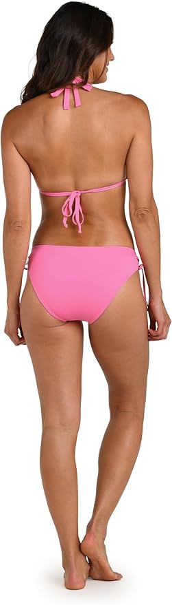 Island Goddess Rouched Halter Bikini Swimsuit Top
