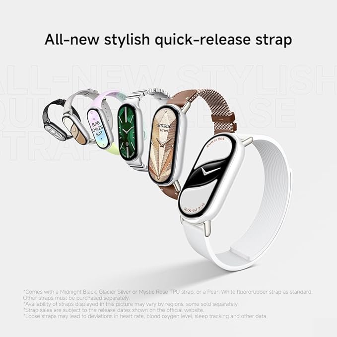 XIAOMI Mi Smart Band 10 (2025) Global Version - 1.72" AMOLED Display | 21 Days Battery Life | Touchscreen, Multi-Sport Tracker, Activity Tracker, Heart Rate Monitor | BT5.4 - (Midnight Black)