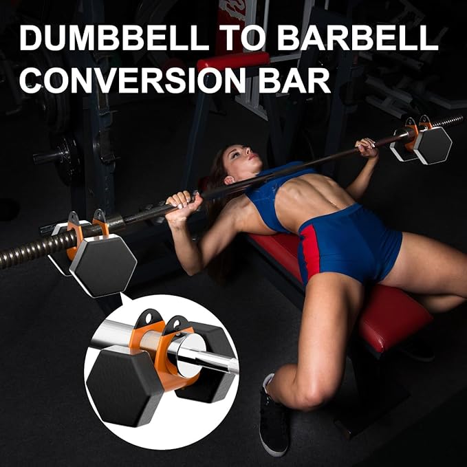 U Barbell Home Gym, Dumbbell Barbell Converter Bar, Landmine Attachment for Barbells, Multi-Purpose Olympic T-Bar Row Attachment