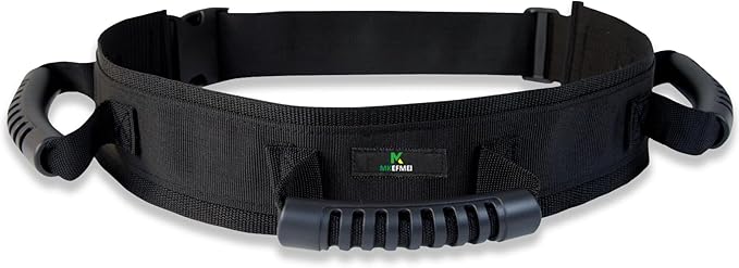 Gait Belt Transfer Belt with Handles, Medical Safety Gait Belts for Seniors, Quick Release Buckle Gate Belts Lift Belt for Elderly, Bariatric, Handicap, Physical Therapy
