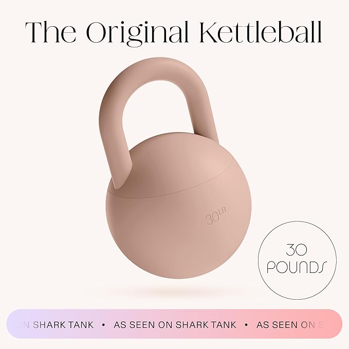 Bala Kettleball, Soft Kettlebell for Women - Kettlebells Strength & Core Training Equipment for Home Gym Workouts - Anti-Slip Grip Exercise Weights with Cushioned Impact-Resistant Base