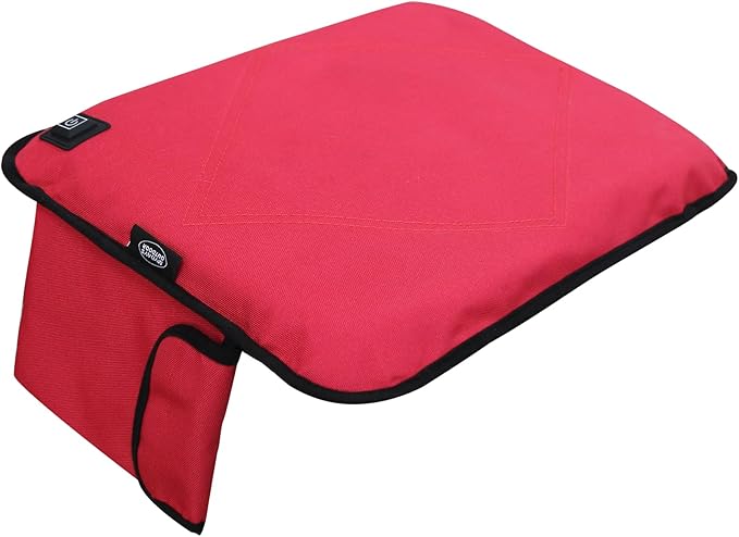 Portable Heated Seat Cushion,Heated Stadium Seats for Bleachers (No Power Bank) Waterproof Heated Seat Pad Great for Outdoor Sports,Camping,Fishing(Red)
