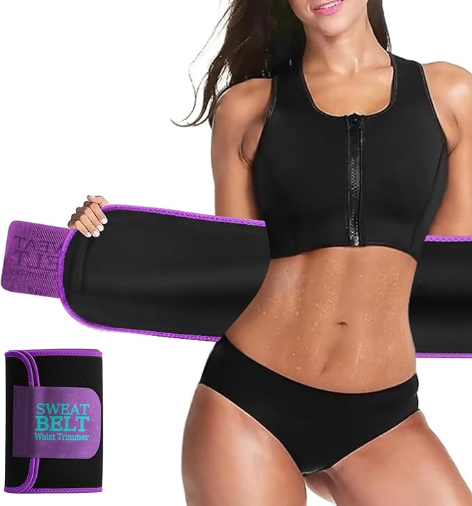 AMZBOSS Waist Trainer for Women Lower Belly Fat, Waist Sweat Band for Women, Belly Band Sweat Belt, Stomach Wrap, Body Shaper