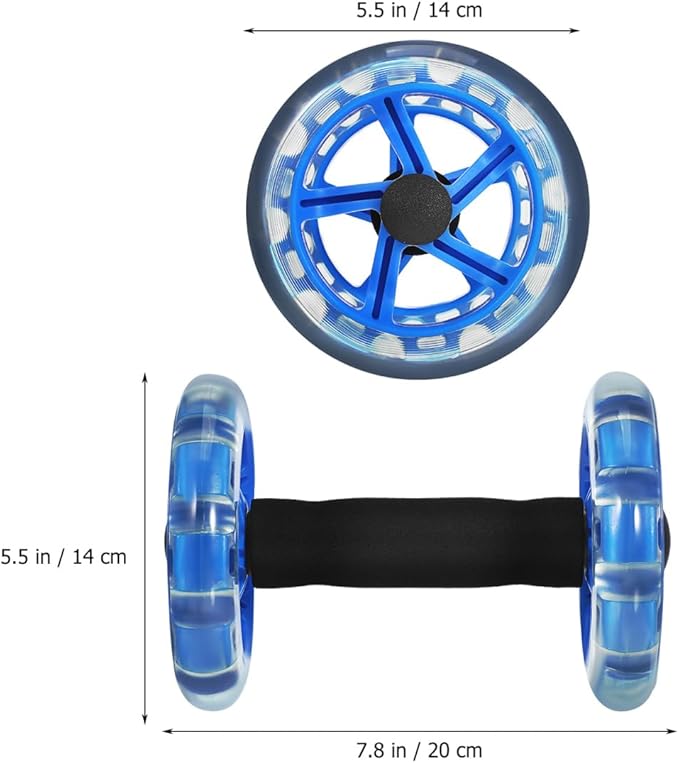 Ab Wheel Roller For Core Workout, Ab Roller Fitness Exercise Wheel Devices Abdominal Trainer for Men Women Core Strength Training Home Gym Fitness Equipment