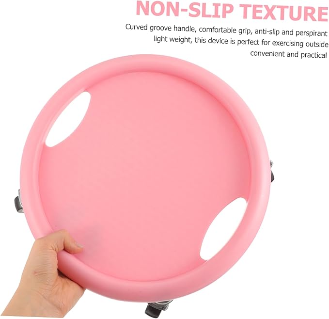 Toddmomy Sliding Fitness Discs with Knee Cushion Multi-functional Ab Exercise Equipment for Home Workouts Durable Quiet Design for Core Strength Training and Full Body Exercises