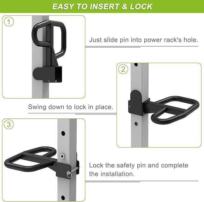 SELEWARE Power Cage Accessories, Dip Handles, Pull‑Up Stations, and Multi‑Grip Training Attachments