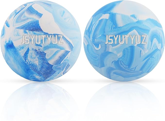 Lacrosse Massage Balls for Myofascial Release, SGS Certification, Massage Deep Tissue for Shoulder and Back, Trigger Point Therapy, Plantar Yoga Balls，Set of 2 Balls