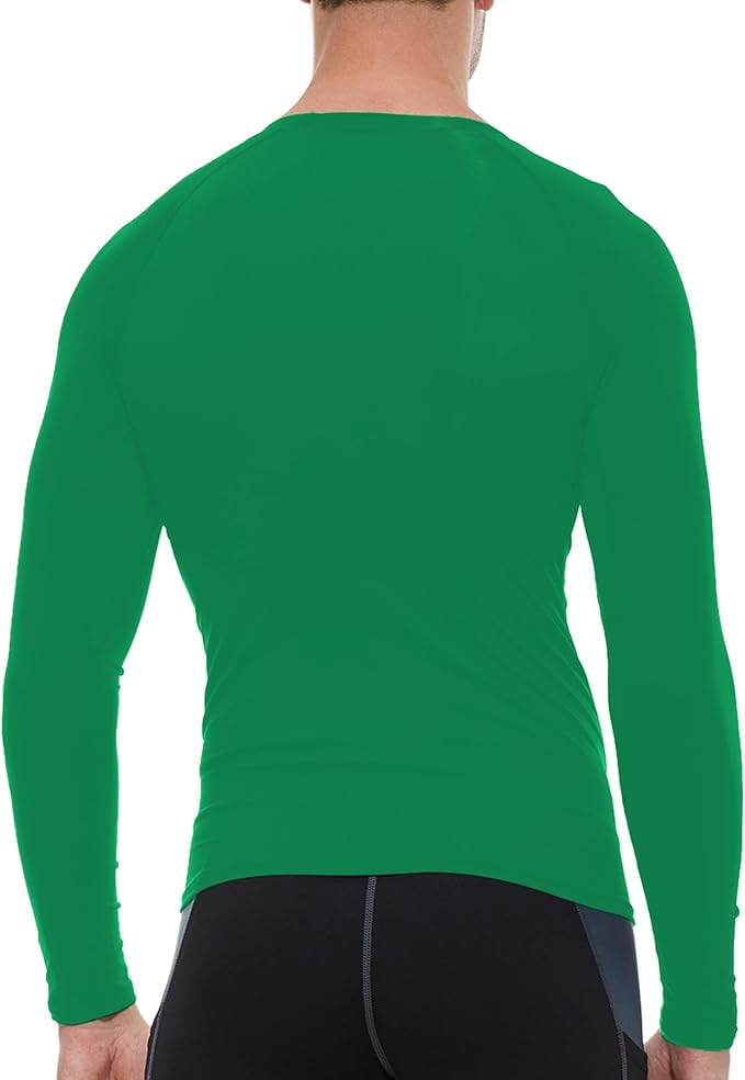 SPVISE 1 or 3 Pack Men's Compression Shirts Long Sleeve Workout Gym T-Shirt Running Top Cool Dry Sports Baselayer Undershirts