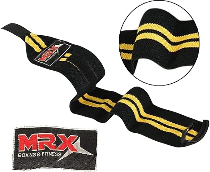 MRX Weight Lifting Gym Training Wrist Wraps for Wrist Support Bodybuilding Workout Wrap Men/Women