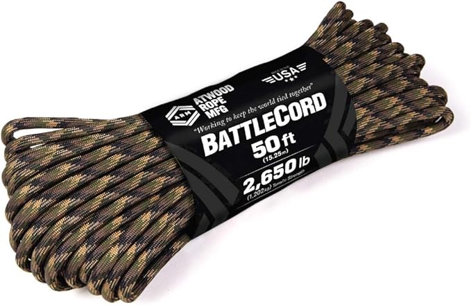 Atwood Rope MFG 5.6MM BattleCord - 2650lb Tensile Strength