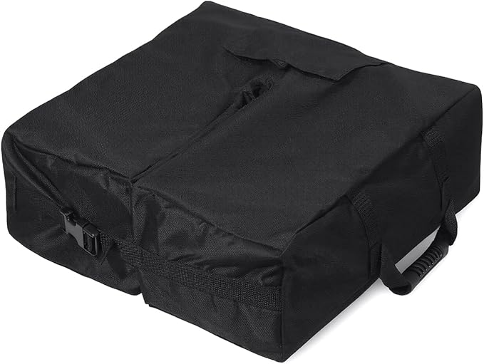 SUQ I OME Outdoor Umbrella Base Weight Bag, Fillable Sand Bags for Patio Garden Umbrella Stand,Square
