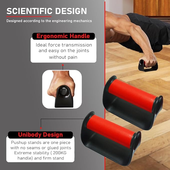 Portable Push Up Handles Bars,Strength Training Push Up Handle,Portable Calisthenics Bar for Home Gym Workout, Pushup Bar Calisthenics Equipment,Bearing capacity 200kg