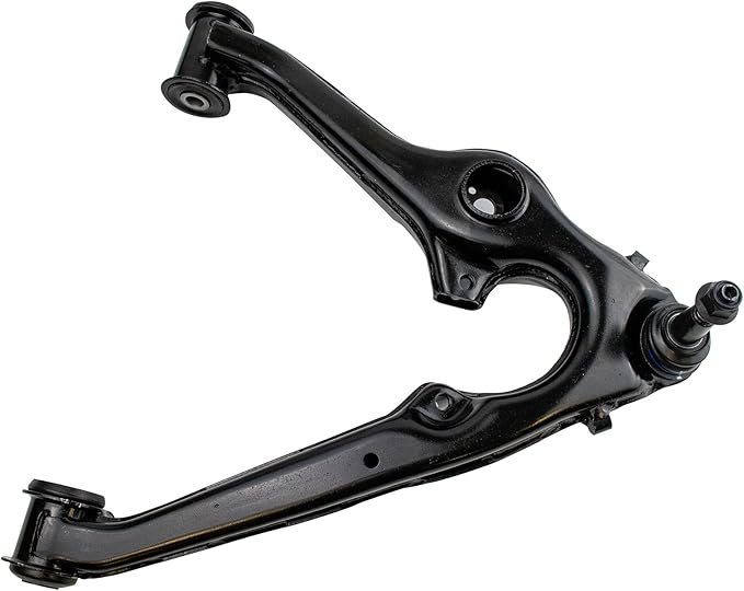 TRQ Front Stamped Steel Lower Control Arm Ball Joint Assembly RH Passenger Side for Silverado Sierra Tahoe Suburban Escalade