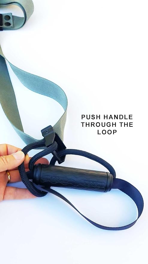 Silicone Rubber Handles for 1.5in Suspension Fitness Body Weight Trainers
