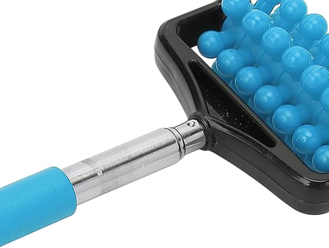 Ymiko Massage Stick, Yoga Massage Stick for Men and Women Granular Body Massage Tool Telescopic Roller Massage Stick Home Neck Leg Back Body Massage Stick(Sky Blue)