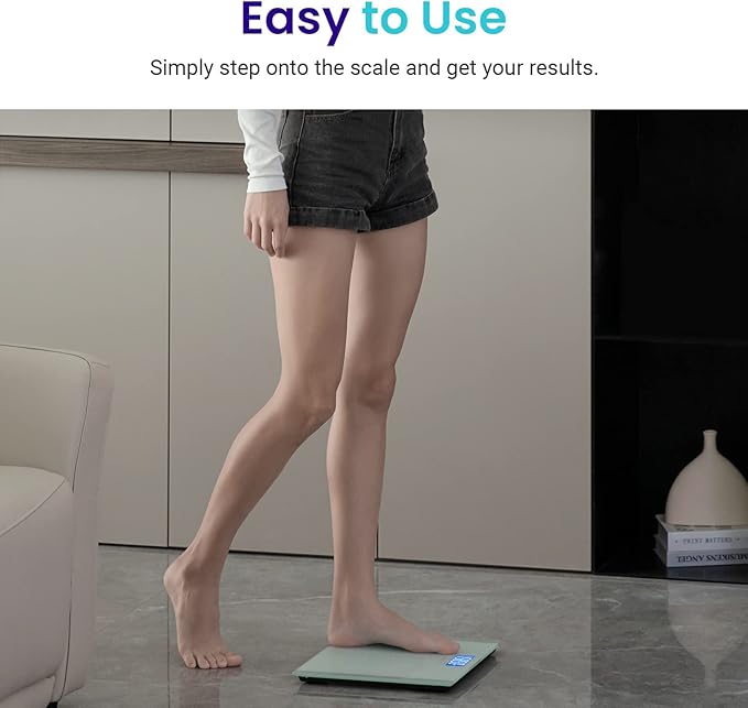 Etekcity Digital Body Weight Bathroom Scale with Step-On Technology, 400 Lb, White (Pack of 2)