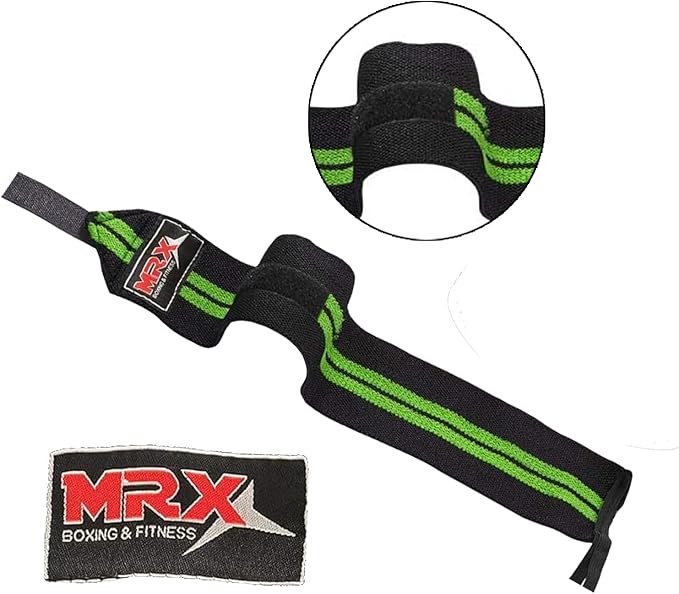 MRX Weight Lifting Gym Training Wrist Wraps for Wrist Support Bodybuilding Workout Wrap Men/Women