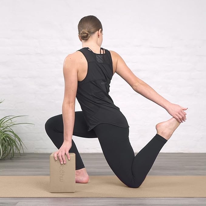 MYGA Yoga Block,Lightweight EVA Foam Yoga Brick,High Density Non-Slip Block for Yoga Poses, Pilates, Balance and Flexibility