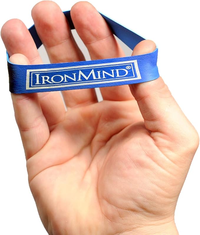 IronMind Expand-Your-Hand Bands 10 Pack: Kiss Elbow Pains Goodbye - Prevent, Rehab, Reduce Pain from Tennis Elbow, Carpal Tunnel. Authentic, original, effective