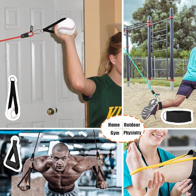 Baseball Resistance Trainer,Training Aid for Baseball Softball Pitchers,Interchangeable Grips to Build Arm Strength,Arm Bands for Baseball Players,Baseball Throwing Trainer,Great to Warm-Up