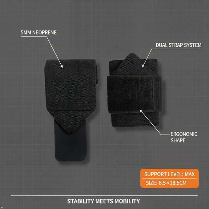 3 in 1 Weight Lifting Gloves with Deadlift Hooks & Wrist Wraps, Available M/L Sizes, Breathable Non Slip Gym Gloves for Men Women, Adjustable Wrist Support for Powerlifting Deadlifts
