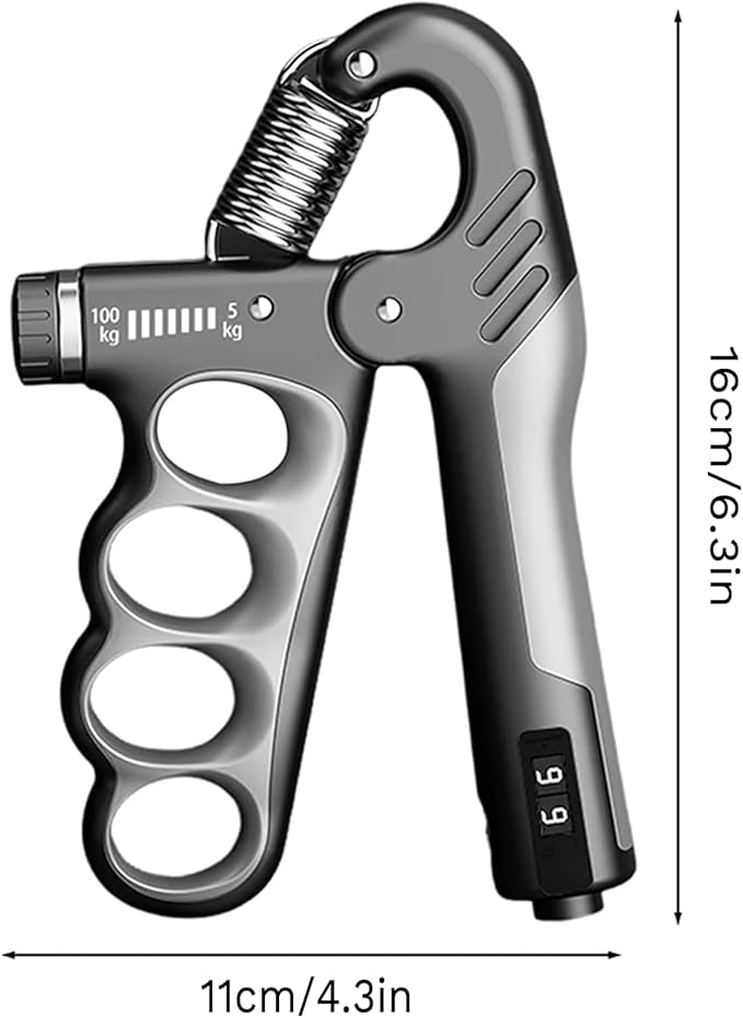 Grip Strength Trainer, Forearm Exerciser with Adjustable Resistance 11-220Lbs(5-100KG),Hand Gripper Strengthener,Hand Strength