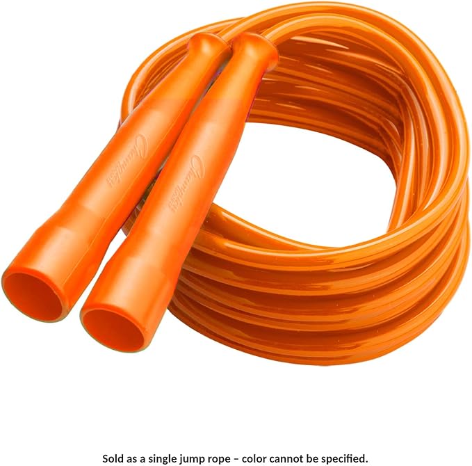 Champion Sports 16 Foot Licorice Jump Rope for Fitness, Assorted Colors - Speed Jump Ropes with Contoured Handles for Exercise, Cross Training, Boxing - Single Premium Skipping Rope for Kids, Adults
