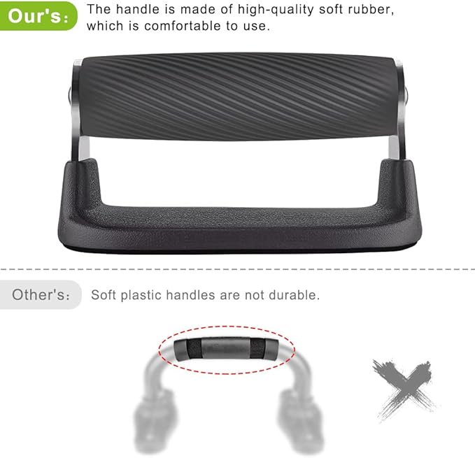 Push Up Bars with Bottom Anti-Slip Pad Push Up Handles for Floor Soft Plastic Pushup Handles Strength Training Pushup Stands