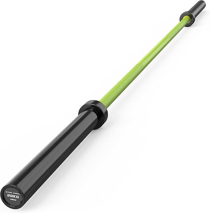 Olympic Barbell, 45lb 2-inch Weight Bar for Bench Press, 7ft Olympic Power Bar, 1000 lb/1500 lb High-Capacity, Hard Chrome, Knurled Grip, Strength Training Deadlift Weightlifting Squat