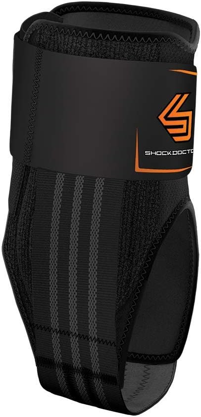 Shock Doctor Ankle Brace Cleat Specific with Minimal Coverage and Strong Support. Low Profile Ankle Support. Made for Modern Cleat/Athletic Shoes. Fits Left or Right (Medium)