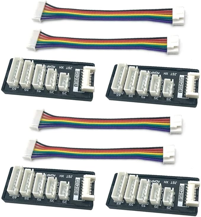 4pcs JST-XH Balance Board 2S-6S 3S Lipo Battery Charger Extend Expansion Board Adapter Converter for RC Vehicles Lipo Battery Charging