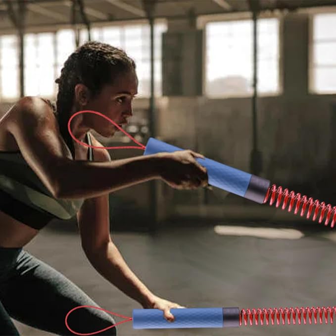 Ropeless Battle Rope, Adjustable Weight Battle Rope,Battle Ropes for Home Gym, Portable Exercise Ropes for Strength Training and Aerobic Exercise Core Muscle Training