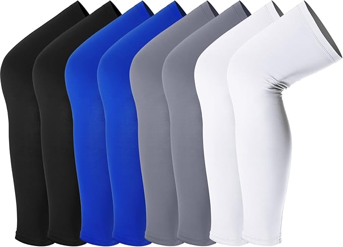 Tatuo Leg Sleeves Compression Long Knee Sleeve UV Protect for Men Women Sport Basketball Football