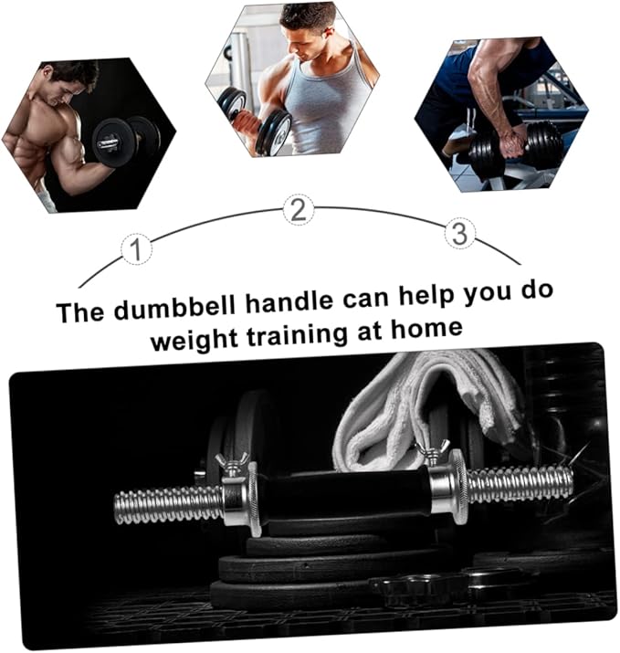 Professional Electroplated Dumbbell Bar Gym Dumbbell Accessory Wide Grip Handle Grip